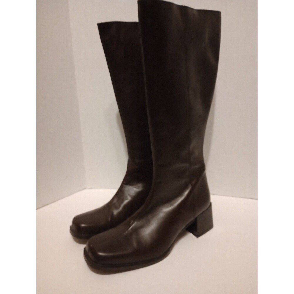 Vintage LL Bean Boots Women's Dress Casual Dark Brown Leather Size 8